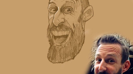 Procreate caricature process